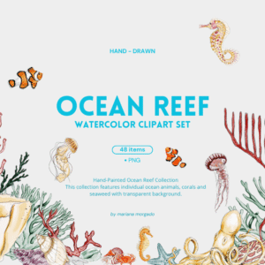 Cliparts | Ocean Reef - 1 - Personal Use License (Non-Exclusive)