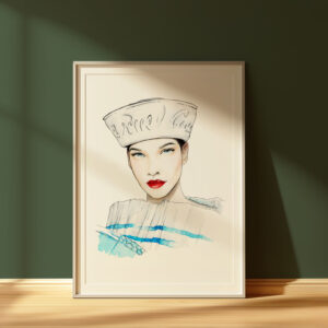 Print | Sailor girl - A4 - 21cm x 29,7cm