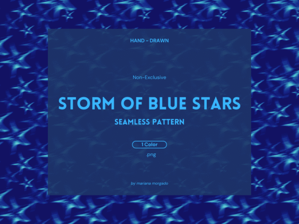 Storm of Blue Stars