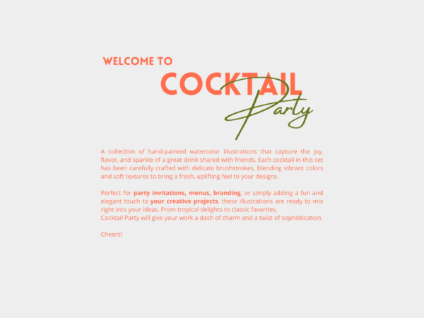 Cliparts | Cocktail party - Image 2