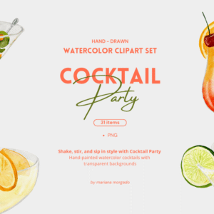 Cliparts | Cocktail party - 1 - Personal Use License (Non-Exclusive)