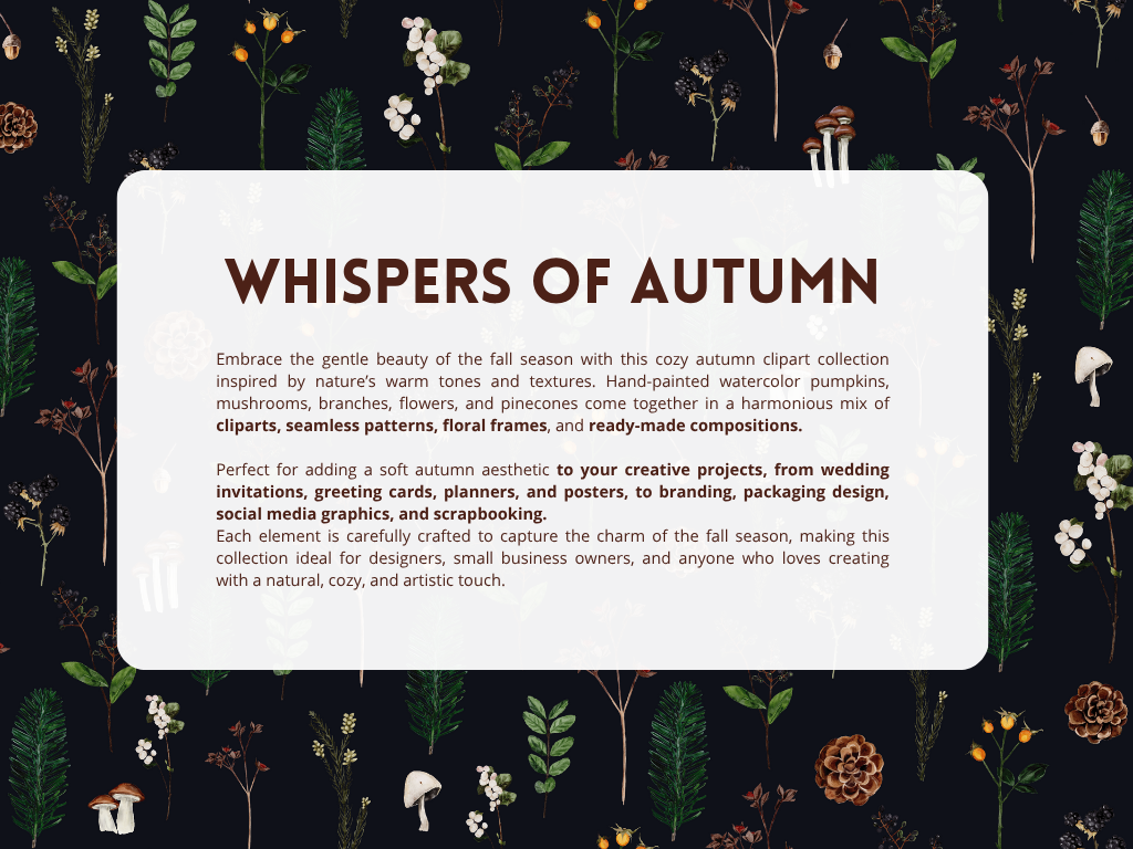 Cliparts | Whispers of Autumn - Image 2