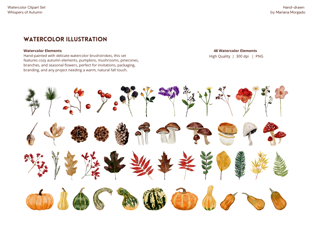 Cliparts | Whispers of Autumn - Image 3