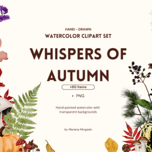 Cliparts | Whispers of Autumn - 1 - Personal Use License (Non-Exclusive)