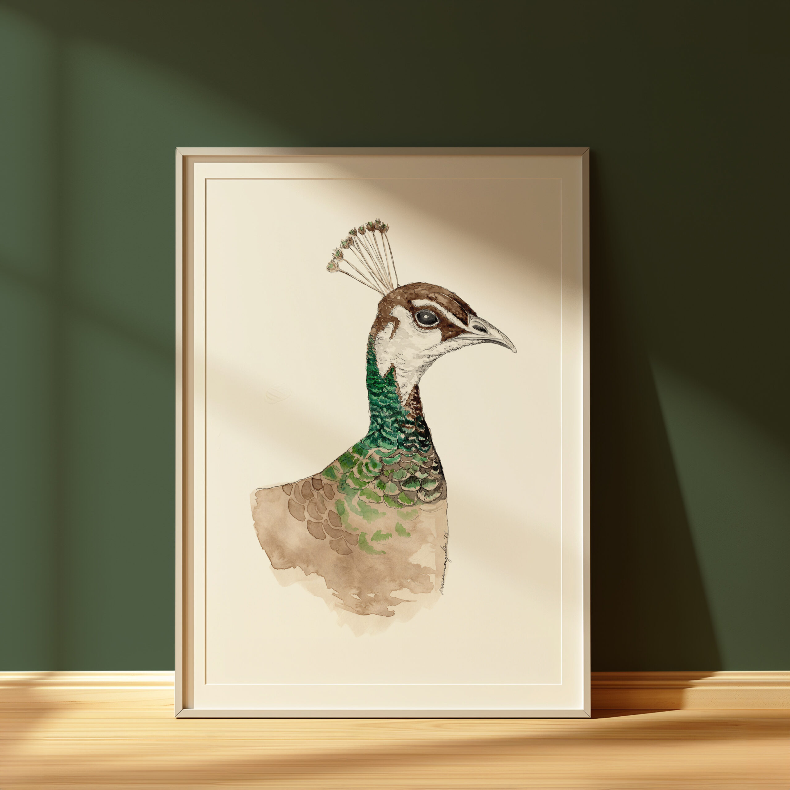 Print | Peahen