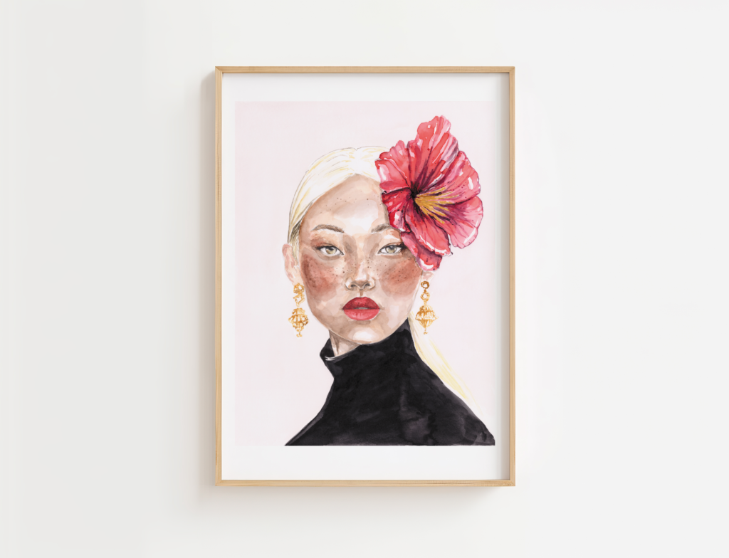 Print | Flower girl