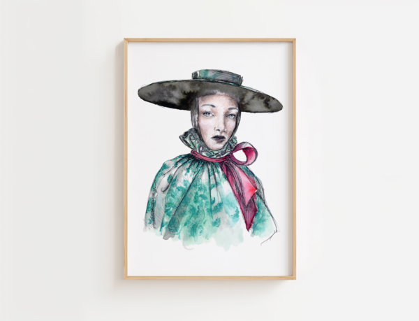 Print | Rosy Ribbon